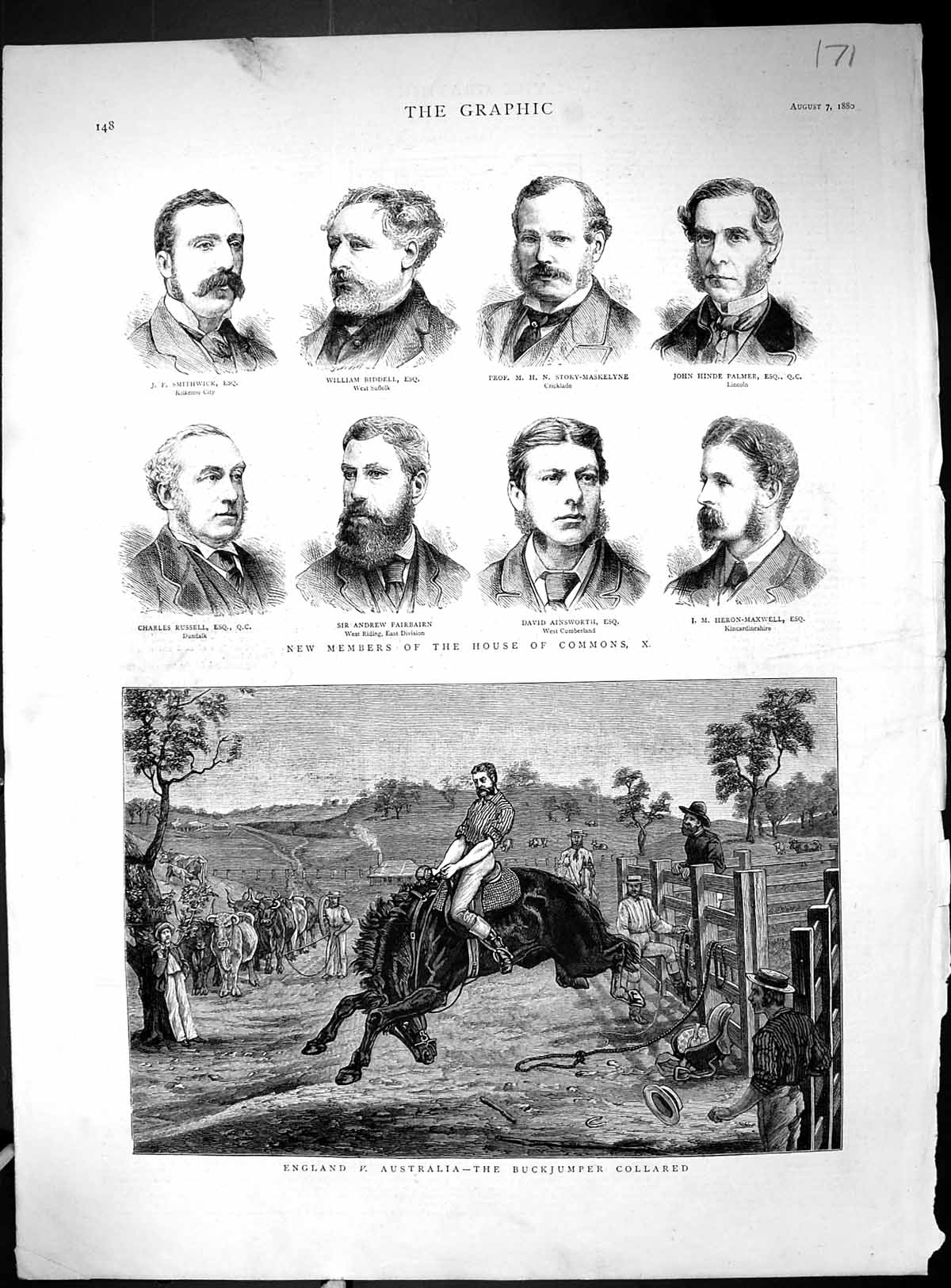 Old Buckjumper Australia 1880 Commons Smithwick Ainsworth Palmer Bidd Victorian