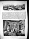 Old 1882 Prince Consort Room Balmoral Castle John Brown Servants Hous Victorian