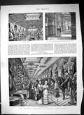 Old 1885 Dynamite Explosions London Tower Horse Armoury Council Chamb Victorian