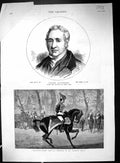 Old 1881 George Stephenson Lucas Horses St. James'S Park Drawing-Room Victorian