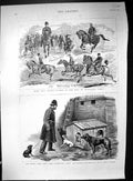 Antique Print 1887 Battersea Dogs Home Horse Riders Bois De Boulogne Paris 19th