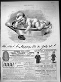Old Print 1888 Pears Soap Harvey Nichols Clarkes Lamps Rowlands Negretti 19th
