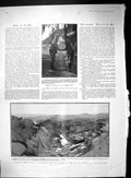 Old 1905 War Colonel Hume Kono Japanese Outpost Fort Port Arthur Map 20th