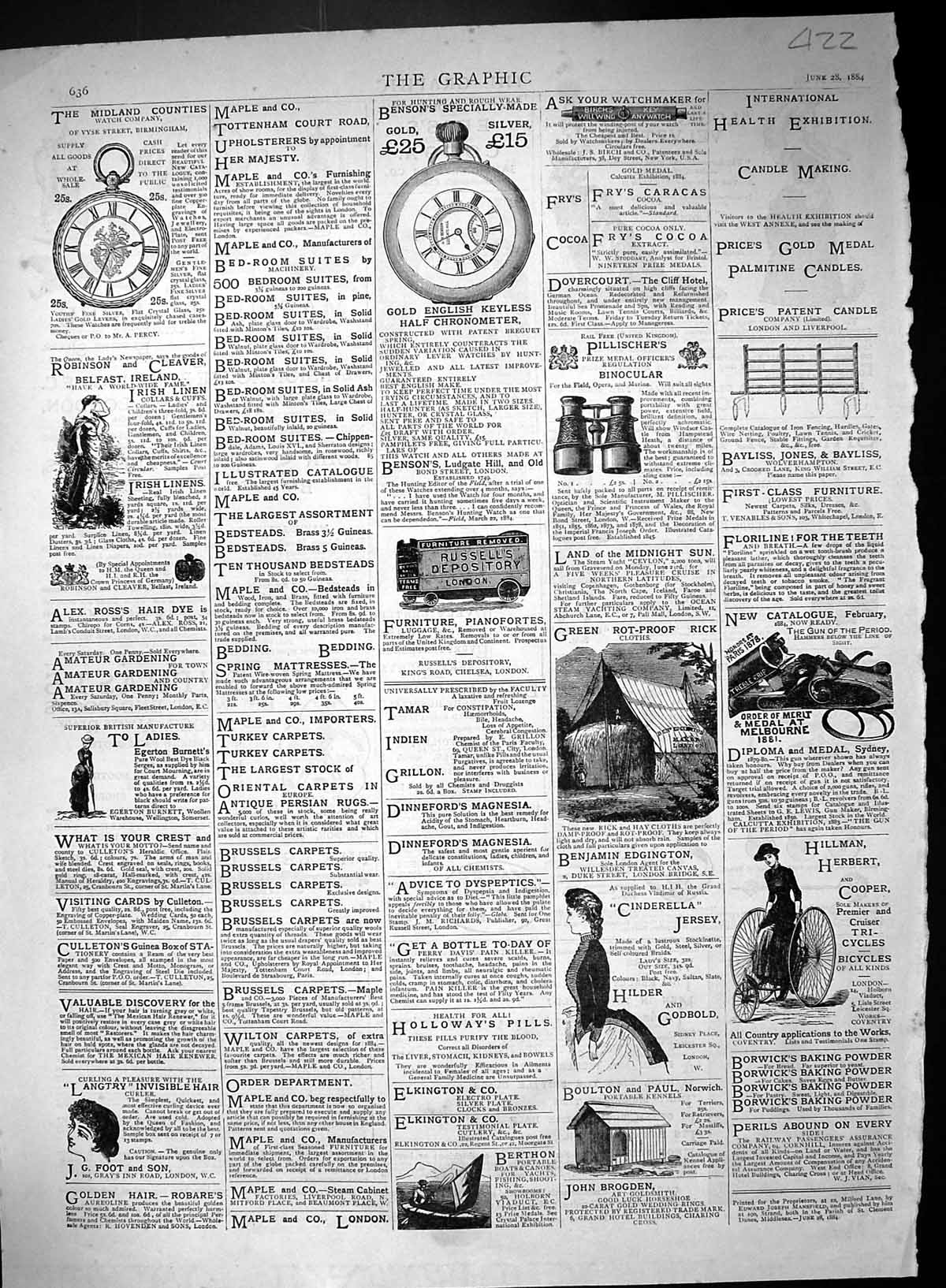 Old Benson Watches Robinson Cleaver Boulton Louis Samuel Brown 1884Victorian