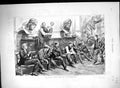 Old Antique Print 1889 Men Long Rest Corridor Renouard Royal Academy Art 19th