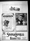 Old 1905 Racing Car Gordon Cup Cigarettes Williams Shaving Soap Angel 20th