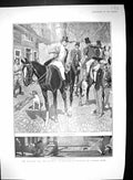 Old Hunting Horses Huntsmen Sport Undergraduate Students Oxford Unive