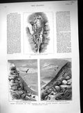 Old 1891 Deer Forest Black Mount Argyllshire Hunting Ettive Phillpott 19th