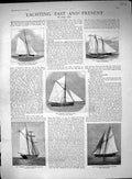 Old 1887 Yachts Arrow Gazelle Alarm Waterwitch Goshawk Miranda Amy Al 19th