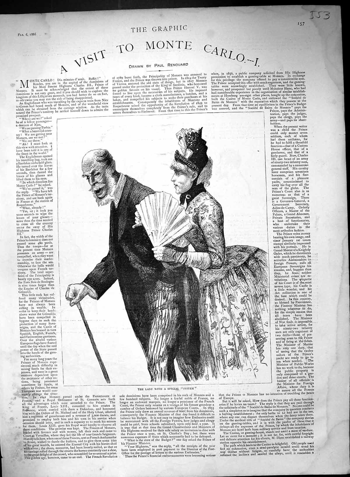 Old 1886 Monte Carlo Lady Special System Players Portraits Reading Ro 19th