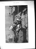 Antique Print 1886 Fugitives Siege Athens Sylla Leon Glaize Allen Hanbury 19th