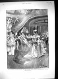Old 1898 Queen'S Drawing Room Staircase Buckingham Palace Woolf JoelVictorian