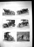 Old 1905 Motor Car Sunbeam Clement Martini Crocker Mercedes Phaeton O 20th