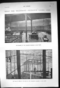 Old 1900 Telephone Exchange Lime Street Wires Rrederick James Furniva 20th