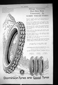 Old 1920 Dominion Motor Tyres United States Vandy Motor Car Daimler H 20th