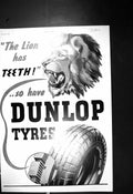 Old 1940 Advertisement Dunlop Motor Car Tyres Lion Horlicks Bedtime D 20th