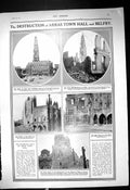 Old 1915 Destruction Arras Hotel Ville Town John French Colorado Alle 20th