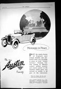 Antique Print 1919 Austin Motor Car Belgian Gunners War Mappin Webb Silver