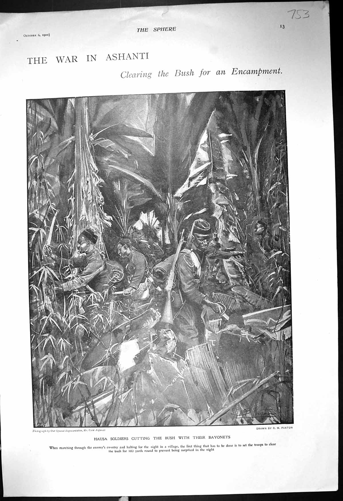 Old 1900 War Ashanti Hausa Siers Clearing Bush China Sprague WilliVictorian