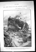 Old 1900 Building Ship H.M.S. Duncan Blackwall Elizabeth Tighe Grafto 20th