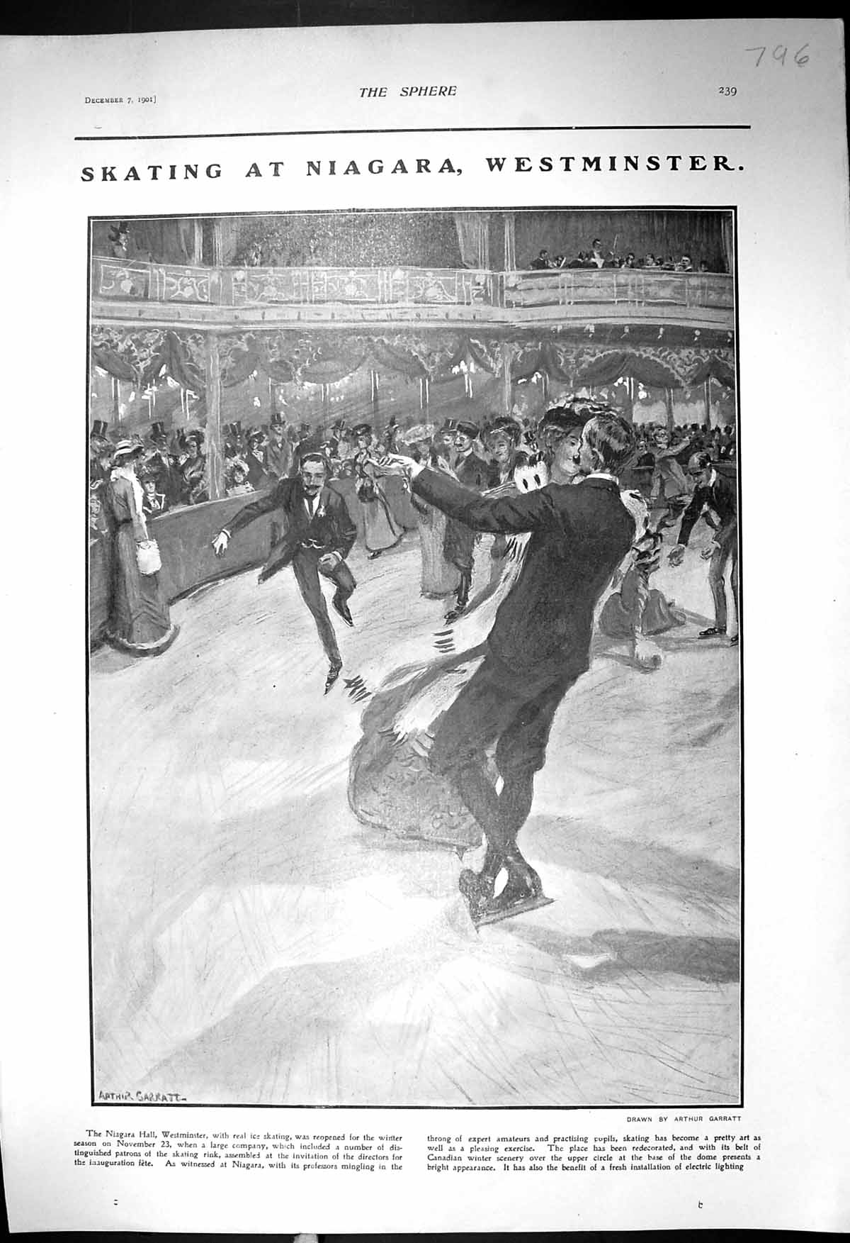 Old 1901 Ice Skating Niagara Westminster General Uribe Khedive Kharto 20th