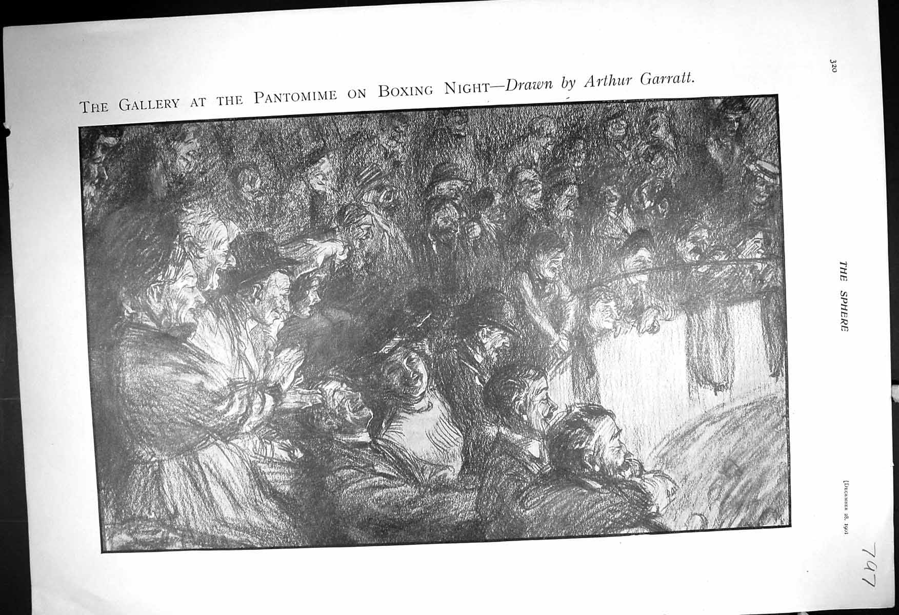 Old 1901 Pantomime Gallery Boxing Night War Siers Zulu Boy FootbalVictorian