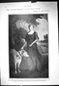 Old 1901 Mrs Graham Menzies Hallyburton Forfarshire Africa War SieVictorian