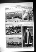 Old 1921 Queen Alexandrine Denmark Danish Sailors Oomiak Boat Aerodro 20th