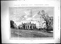 Old Print 1890 Combermere Abbey England Lake Boats Architecture Montbard 19th