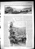 Old 1888 Bath Abbey Cemetery Beechen Hill Colonnade Pump-Room CamdenVictorian