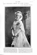 Old 1906 Photograph Miss Winifred Maud Emery Lady Teazle Haymarket Th 20th