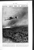 Old 1921 Seaplane Fire-Fighter Aeroplane Forest Fires Canada America 20th