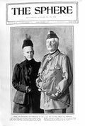 Antique Old Print 1900 Count Von Waldersee Commander Allies Wife Photograph