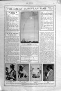 Antique Old Print 1917 European War Aeroplane German Bomb Portrait People Dog