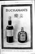 Antique Print 1925 Advertisement Jame Buchanan'S Black White Scotch Whisky 20th