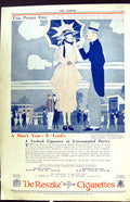 Antique Print Colour 1920 Advertisement Dereszke Turkish Cigarettes London 20th