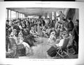 Antique Old Print 1896 Auction Board Ship Cape Liner Passengers Melton Prior