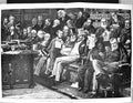 Old 1880 House Commons Opposition Bench Parliament Session Sitting Wy 19th