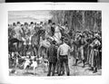 Old 1881 Scene Ireland Stopping Hunt Horses Hunting Hounds Dadd FineVictorian