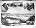 Old 1885 Lakes Killarney Ireland Torc Waterfall Muckress Abbey Bricke 19th