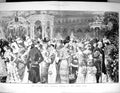 Antique Print 1899 Charing Cross Hospital Bazaar Albert Hall Celebrations 19th