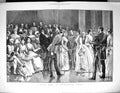 Old 1889 State Ball Buckingham Palace London Romance Men Ladies Hopki 19th
