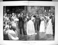 Old 1889 Christmas Dance Lancers Men Ladies Romance Lucien Davis Fine 19th