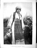 Antique Print 1888 Paul Thumann Fine Art Bulgarian Peasant Woman Water Jug