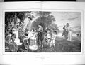 Old 1894 Sacrifice Ceres Women Children Flowers Man Eckhardt Fine Art 19th