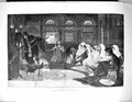 Original Old Antique Print 1884 Consulting Oracle Women Praying Fine Art 19th