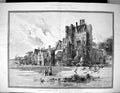 Old Print 1894 Compton Wynyates Marquis Northampton England Architecture 19th