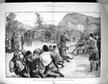 Old 1881 Royal Family Highlands Tug War Balmoral Abergeldie ScotlandVictorian