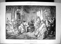 Antique Old Print 1903 Romance Scene Louis Xv First Fiancee Paredes Baude 20th