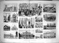 Old Print 1887 Cheltenham Alderman Parsonage Pittville Tewkesbury Hotel 19th